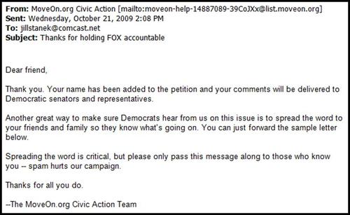 MoveOn.org petition letter, Fox, Obama.jpg